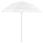 Strandparasol 240 cm wit