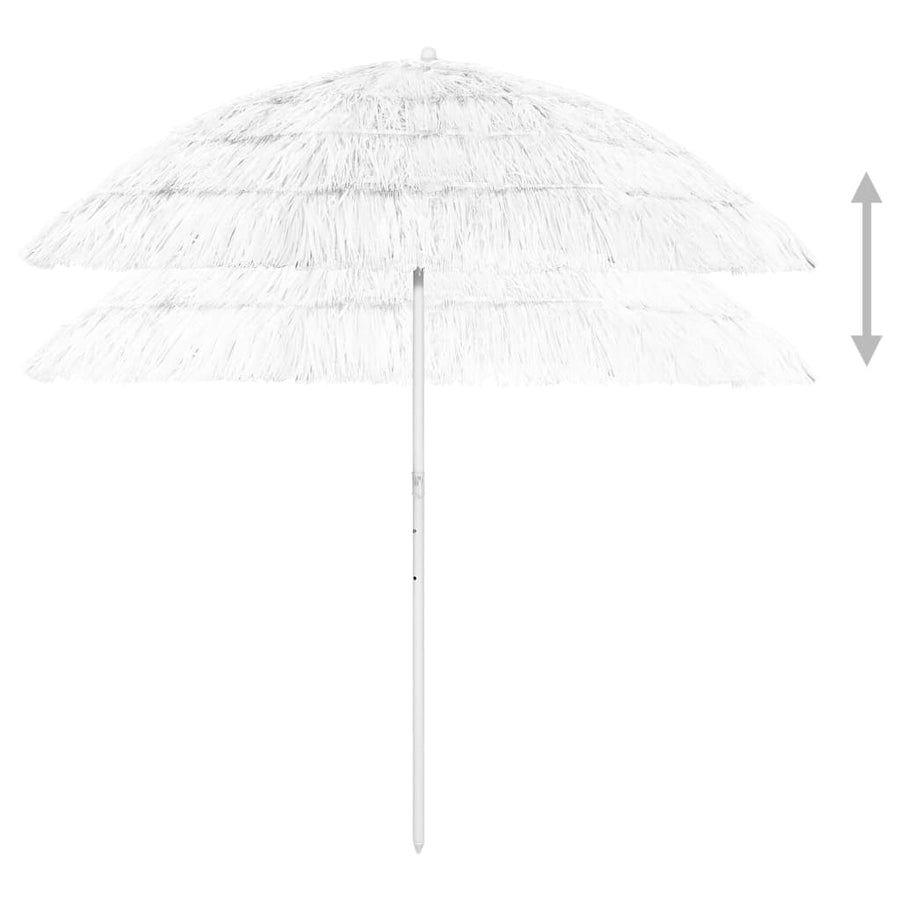 Strandparasol Hawaï 240 cm Wit