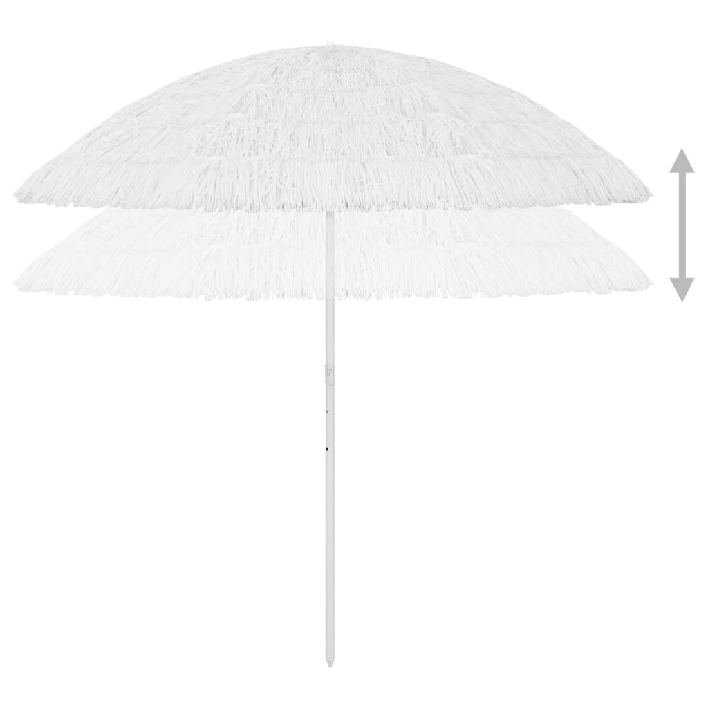Strandparasol Hawaï 300 cm wit