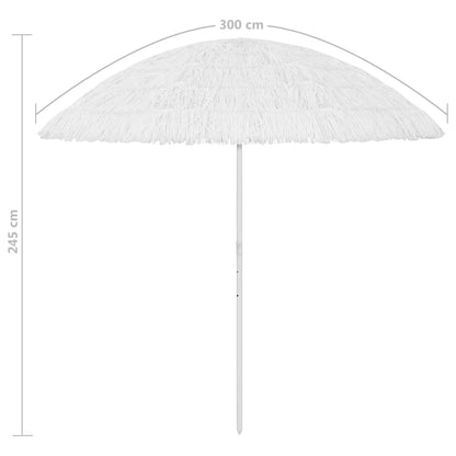 Strandparasol Hawaï 300 cm wit