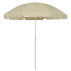 Beach umbrella 240 cm sand yellow