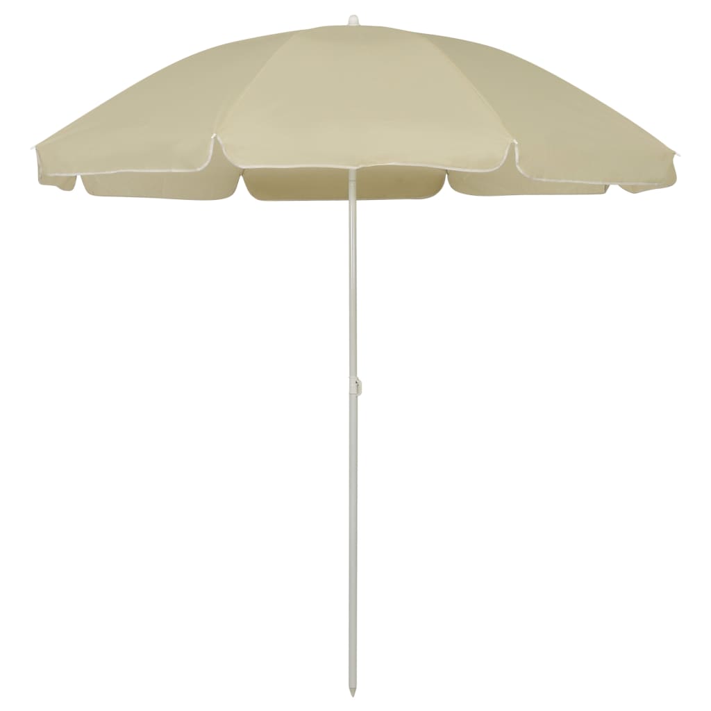 Strandparasol 240 Cm Zandgeel sand yellow