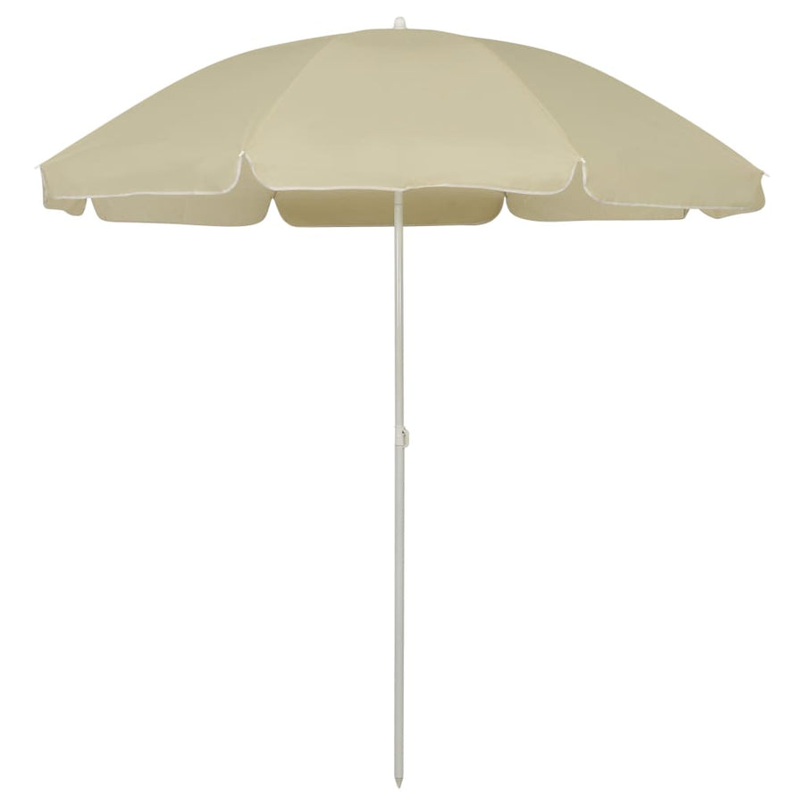 Strandparasol 240 Cm Zandgeel sand yellow
