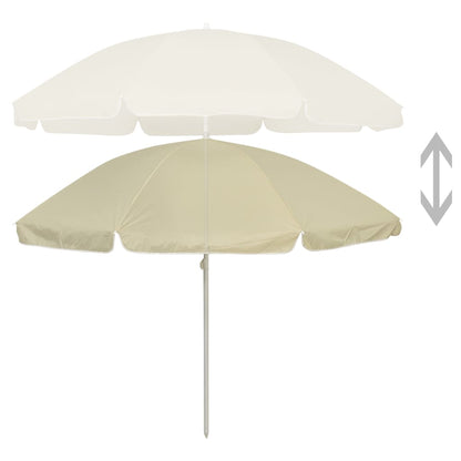 Strandparasol 240 Cm Zandgeel sand yellow