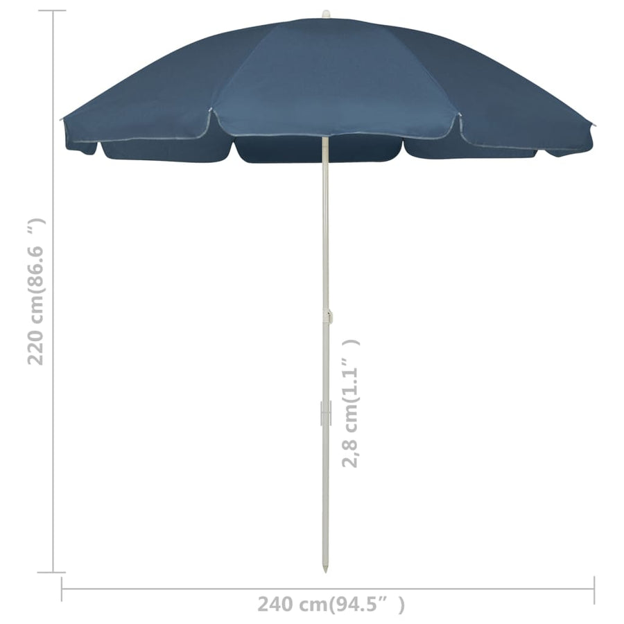 Strandparasol 240 cm