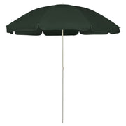 Strandparasol 240 cm groen polyester