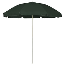 Strandparasol 240 cm groen