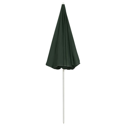 Strandparasol 240 cm groen