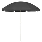 Strandparasol Kleurig 240 cm Antraciet