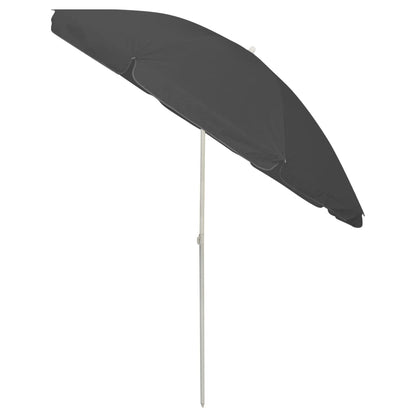 Strandparasol Kleurig 240 cm Antraciet
