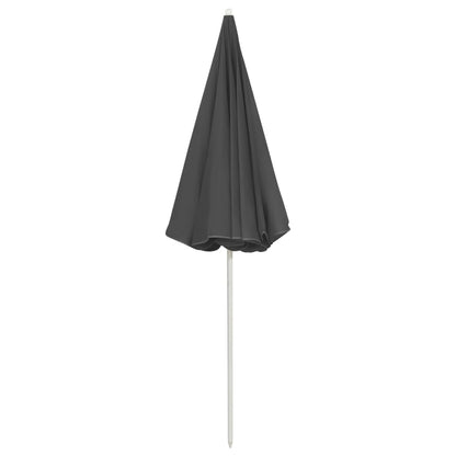 Strandparasol Kleurig 240 cm Antraciet