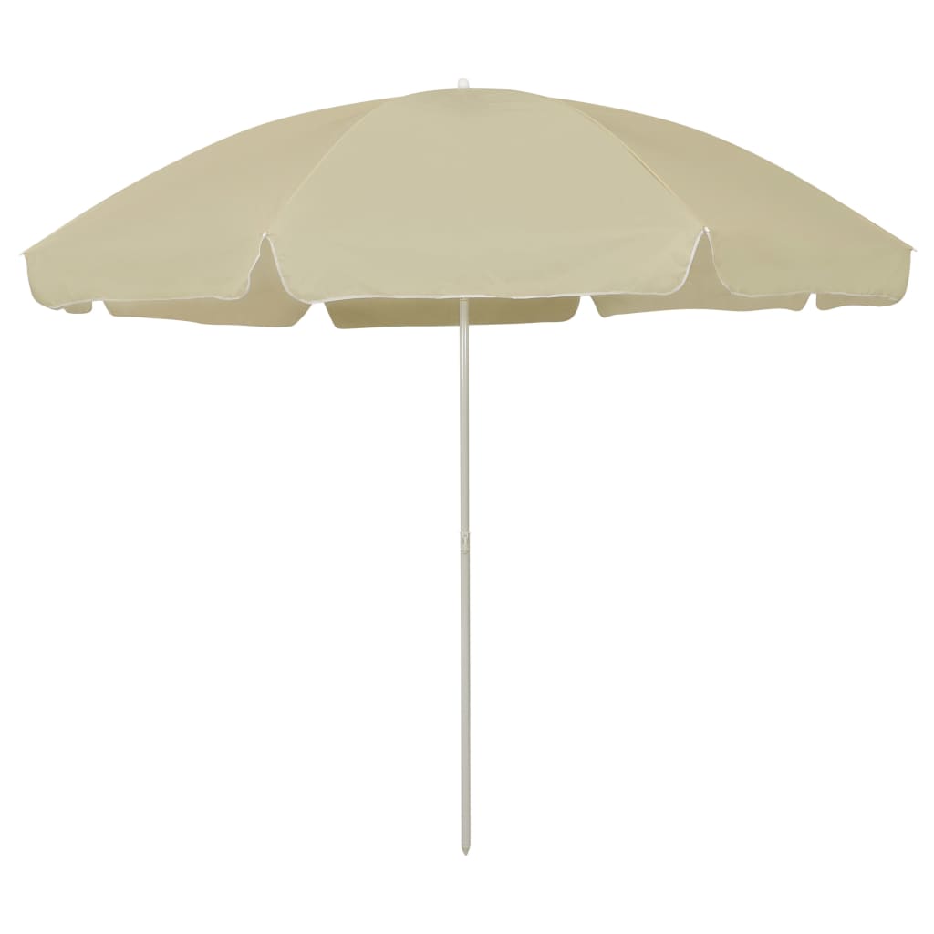 Strandparasol 300 cm zandgeel