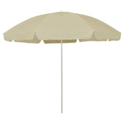 Strandparasol 300 cm zandgeel polyester