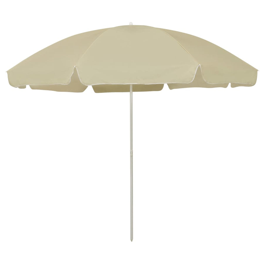 Strandparasol 300 cm zandgeel