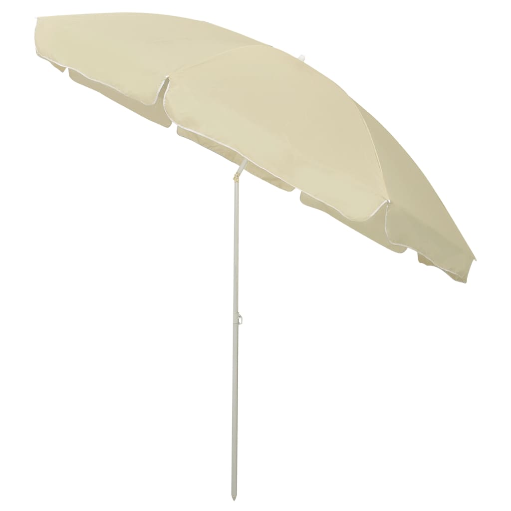 Strandparasol 300 cm zandgeel