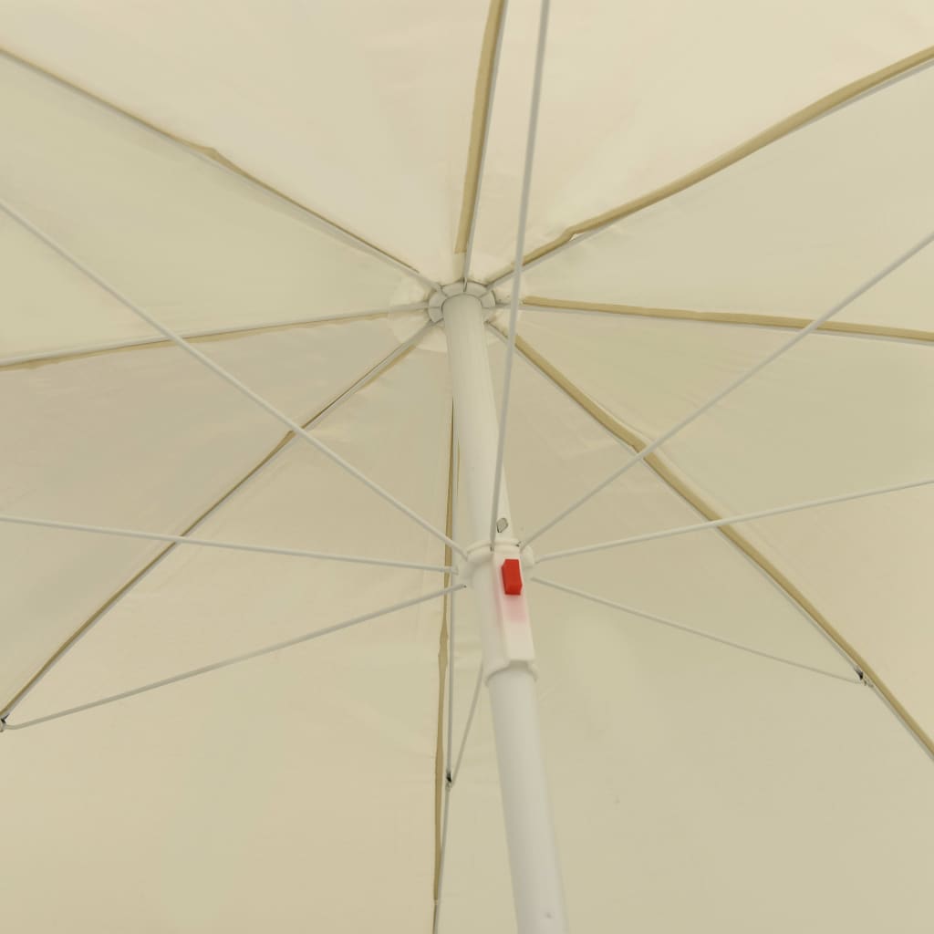 Strandparasol 300 cm zandgeel