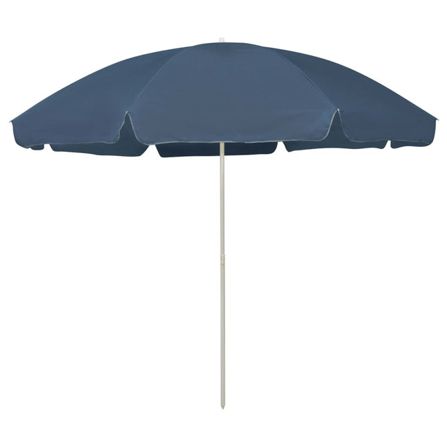 Strandparasol 300 Cm Blauw