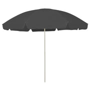 Strandparasol 300 cm antraciet