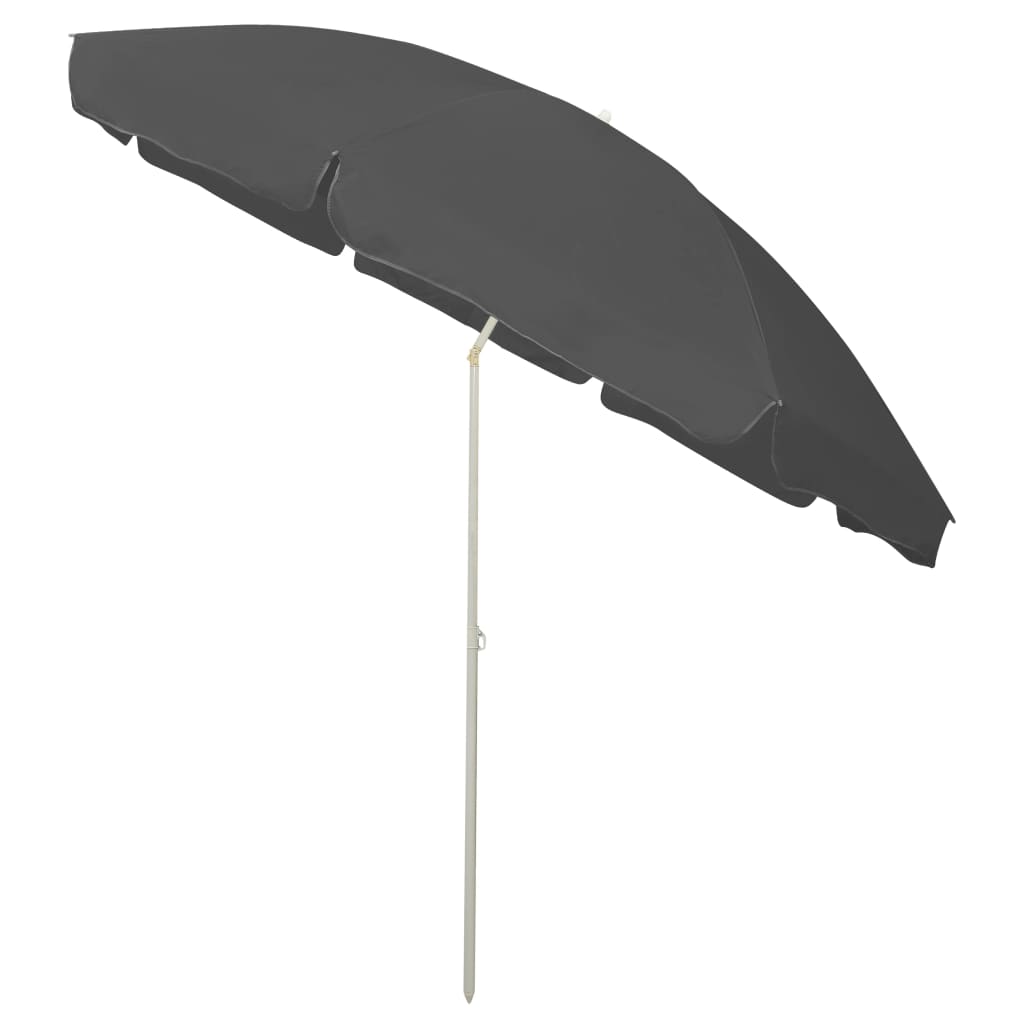 Strandparasol 300 cm antracietkleurig