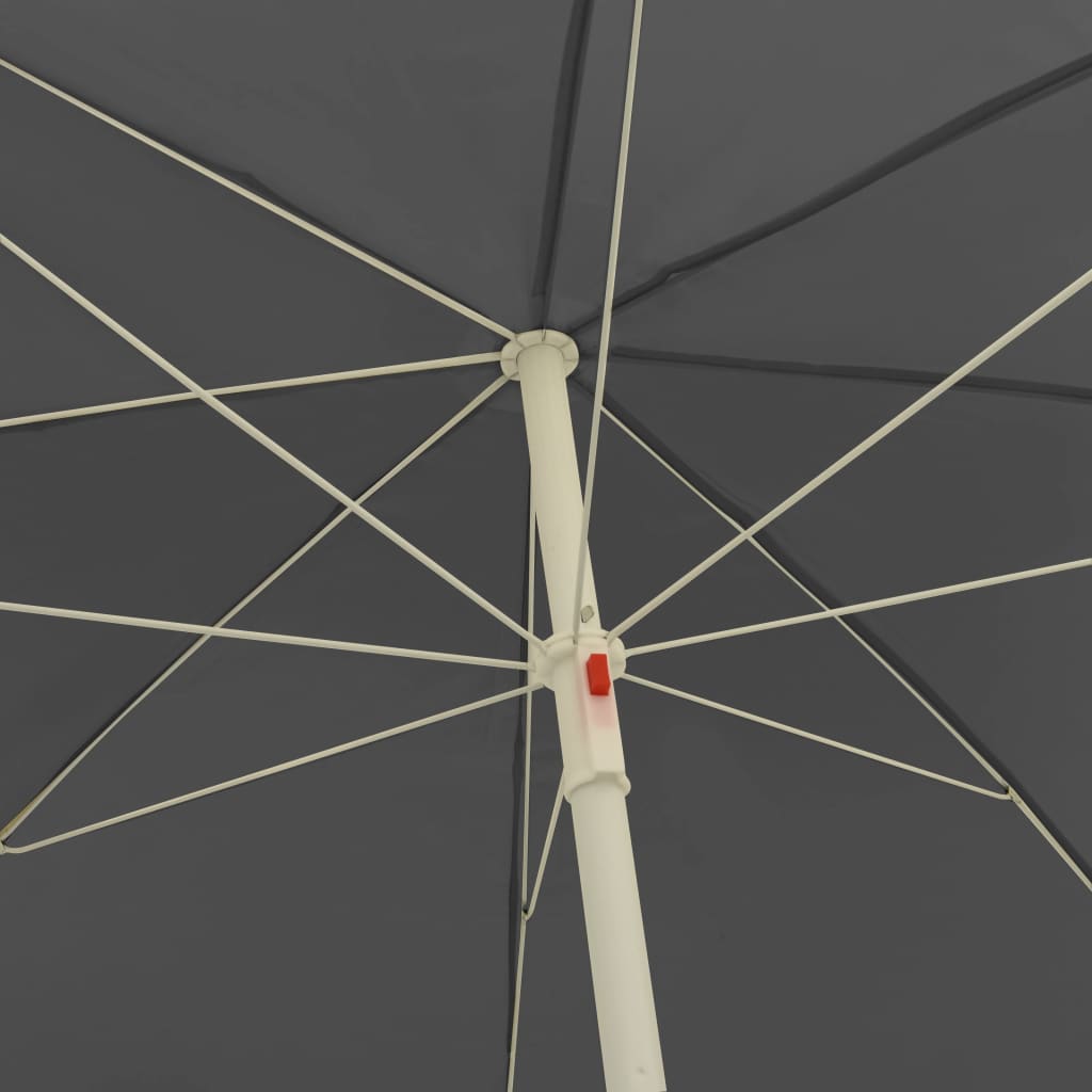 Strandparasol 300 cm antracietkleurig