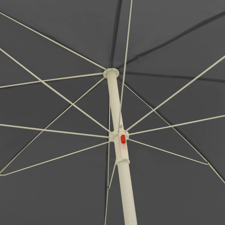 Strandparasol 300 cm antracietkleurig