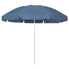 Strandparasol 240 cm blauw