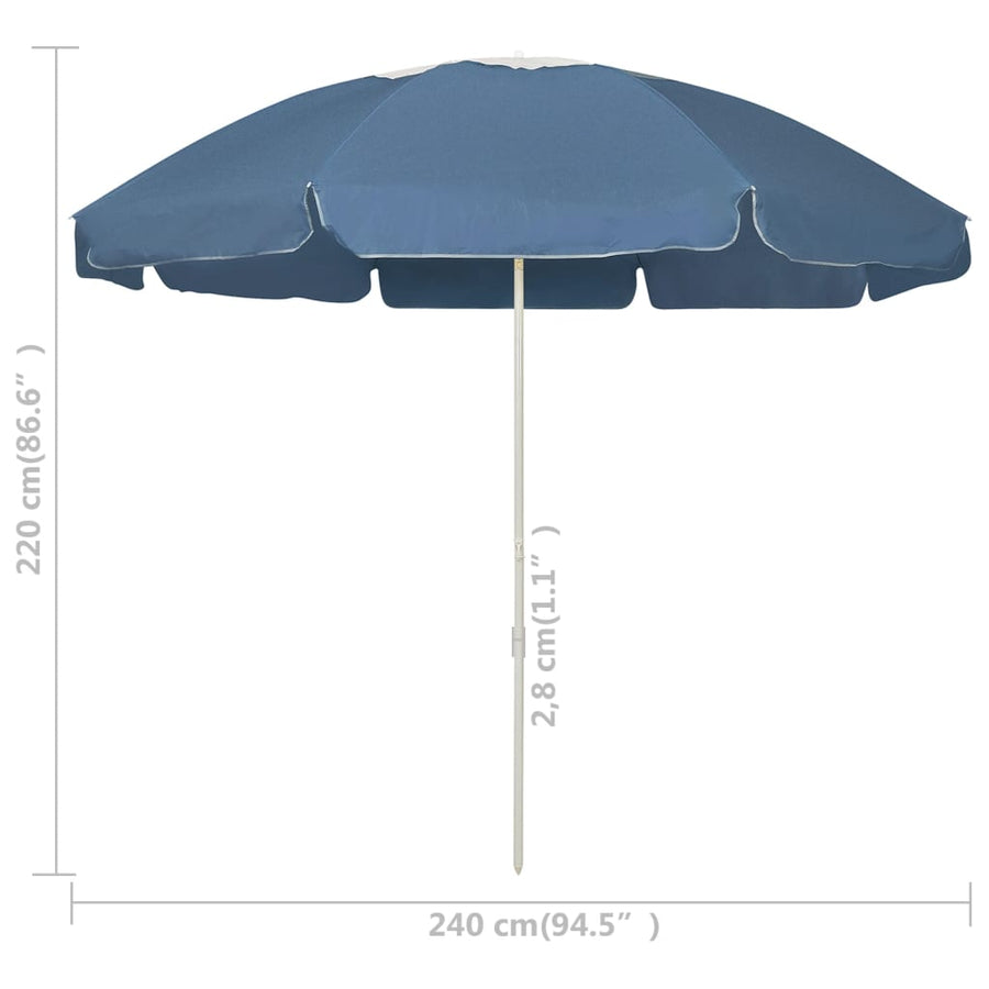 Strandparasol 240 cm