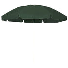 Strandparasol 240 Cm Groen Groen en wit