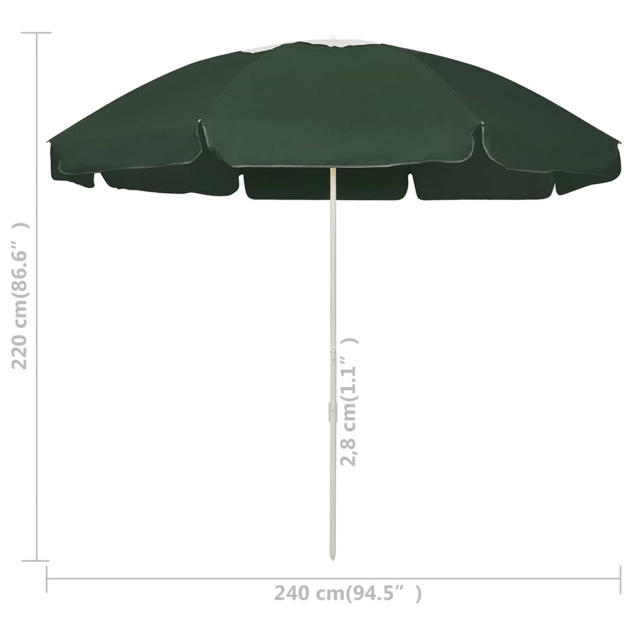 Strandparasol 240 cm