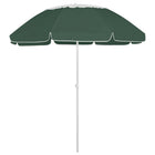 Strandparasol 300 cm groen 265 cm diameter