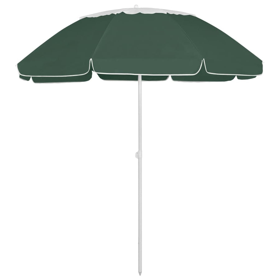 Strandparasol 300 cm groen