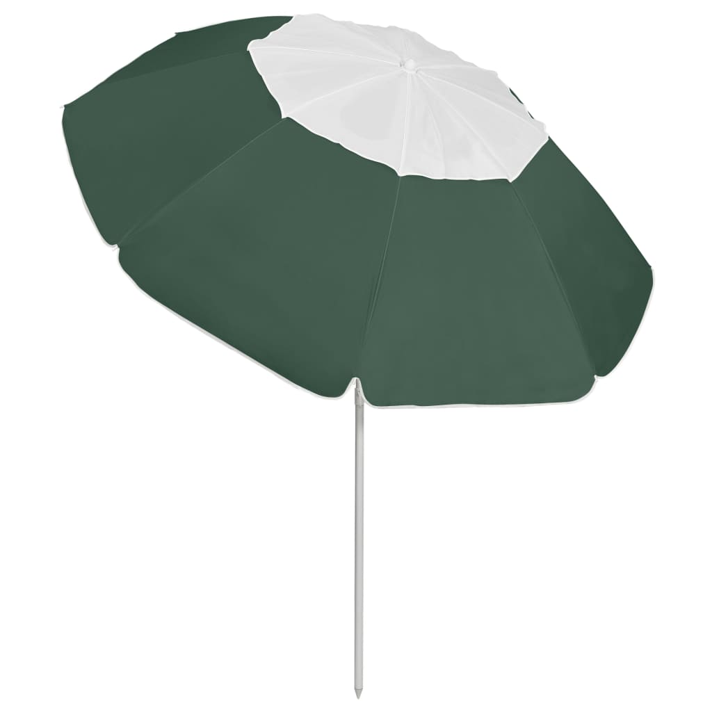 Strandparasol 300 cm groen
