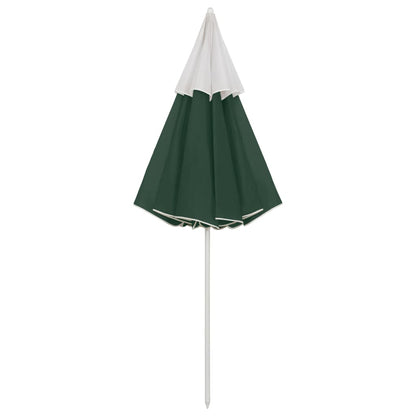 Strandparasol 300 cm groen