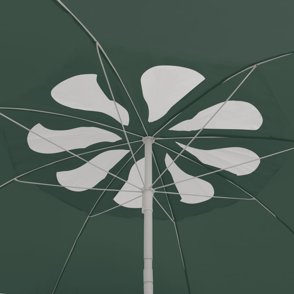 Strandparasol 300 cm groen