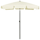 Strandparasol Zandgeel 180 x 120 cm sand yellow