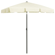 Strandparasol Zandgeel 180 x 120 cm sand yellow