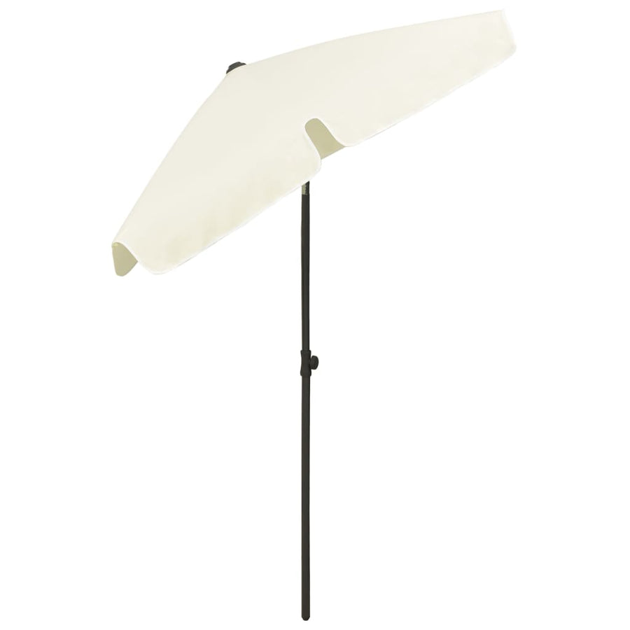 Strandparasol Zandgeel 180 x 120 cm sand yellow