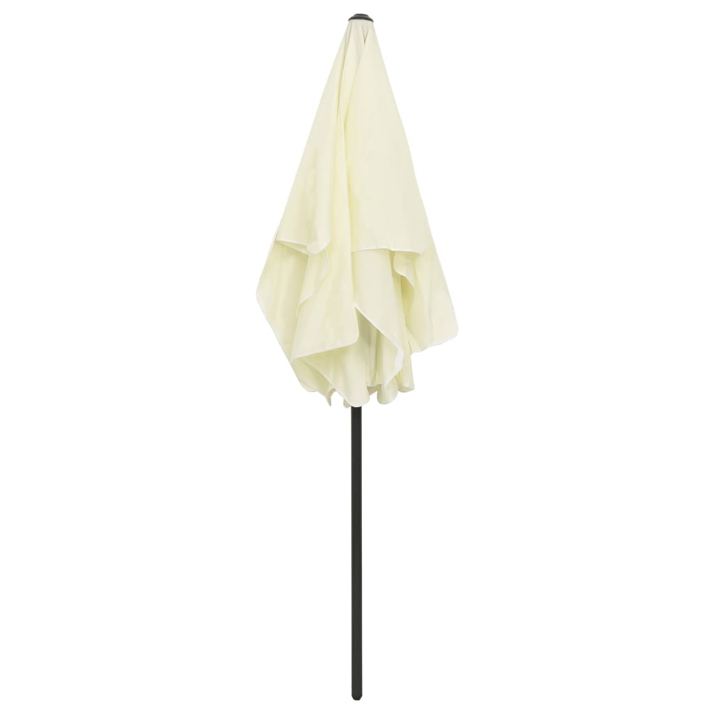 Strandparasol Zandgeel 180 x 120 cm sand yellow