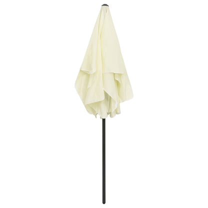 Strandparasol Zandgeel 180 x 120 cm sand yellow
