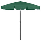 Strandparasol 180 x 120 cm Groen