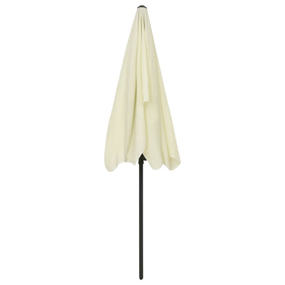 Strandparasol Zandgeel 200 x 125 cm sand yellow