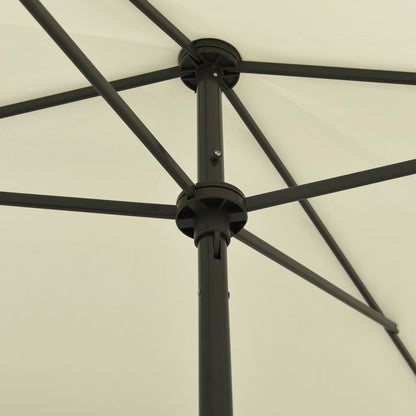 Strandparasol Zandgeel 200 x 125 cm sand yellow