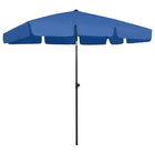 Strandparasol Azuurblauw 200 x 125 cm azure blue