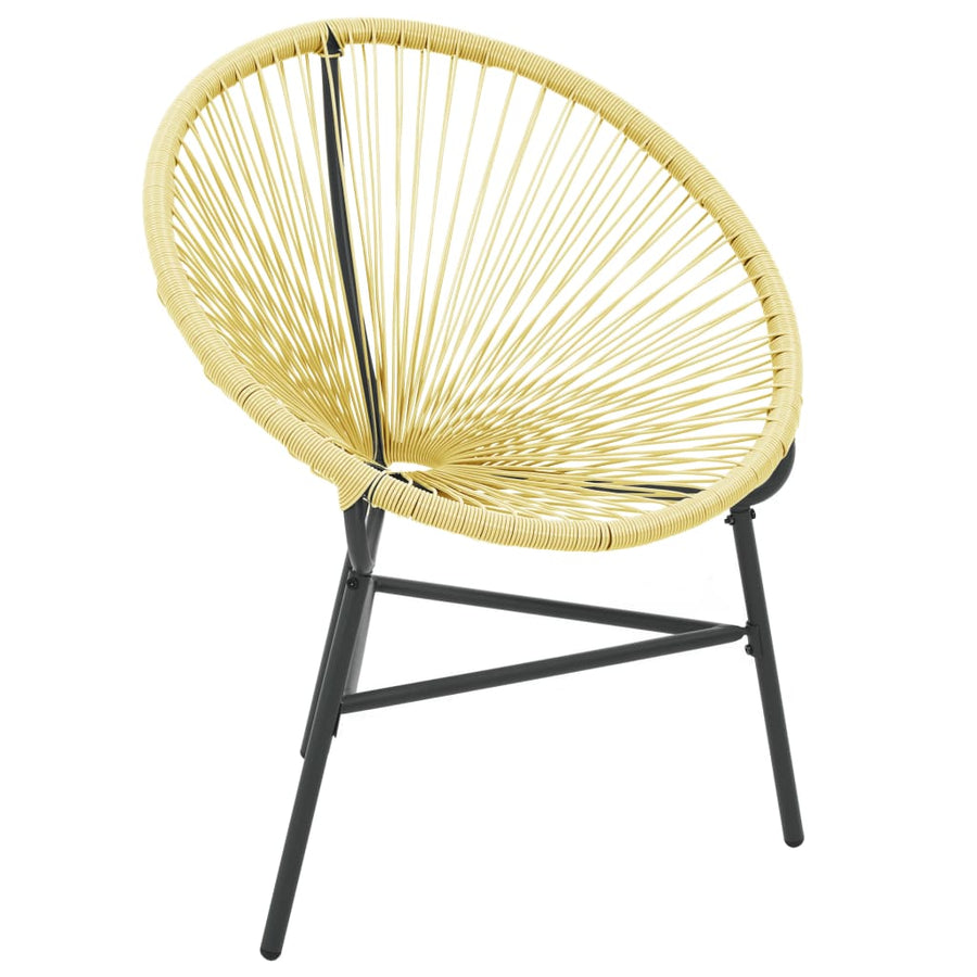 Tuinstoel Acapulco Poly Rattan Beige