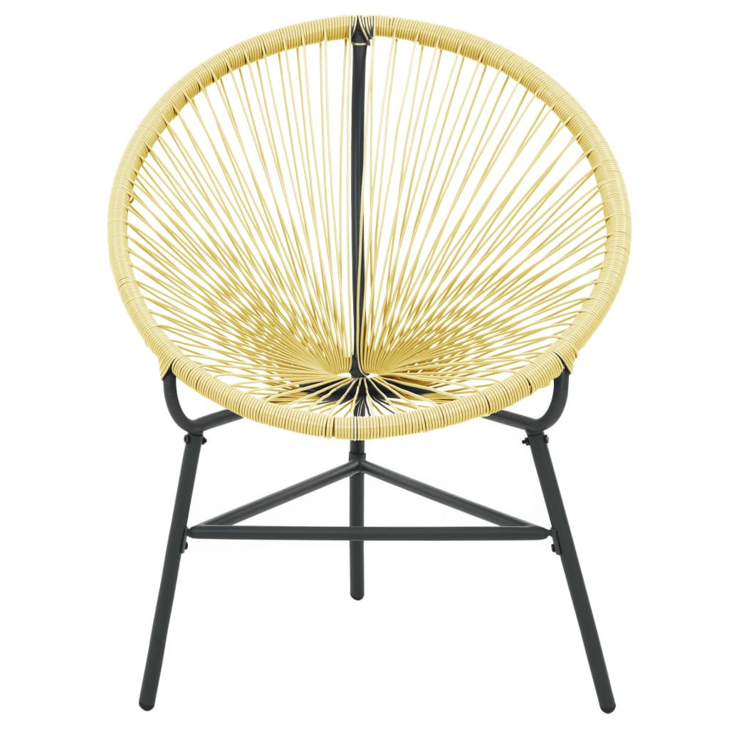 Tuinstoel Acapulco Poly Rattan Beige
