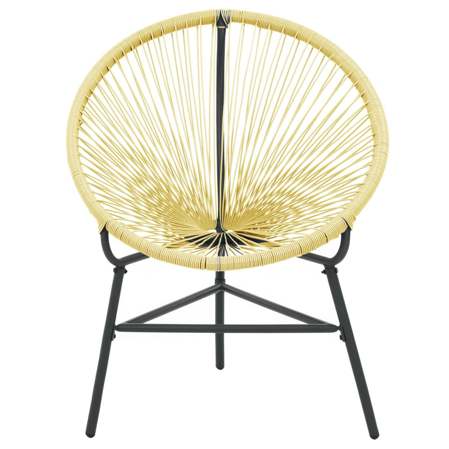 Tuinstoel Acapulco Poly Rattan Beige