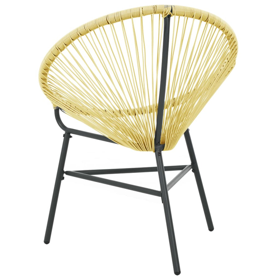 Tuinstoel Acapulco Poly Rattan Beige