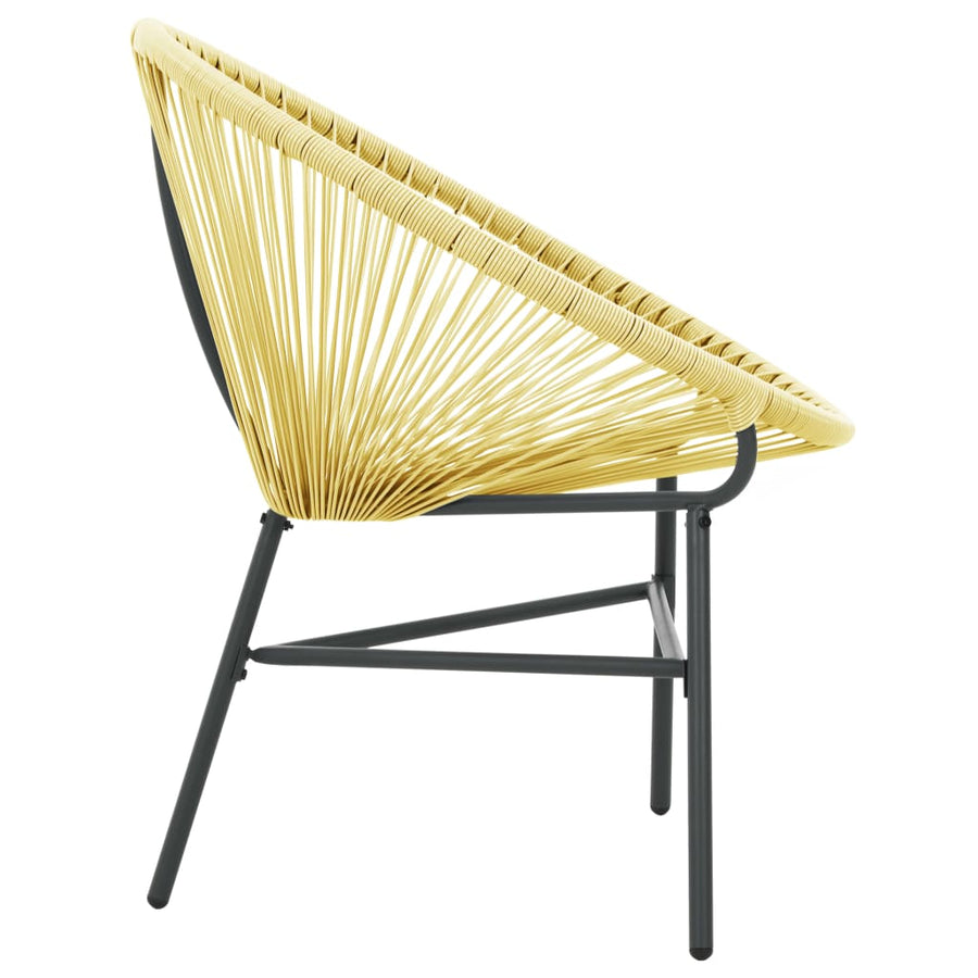 Tuinstoel Acapulco Poly Rattan Beige