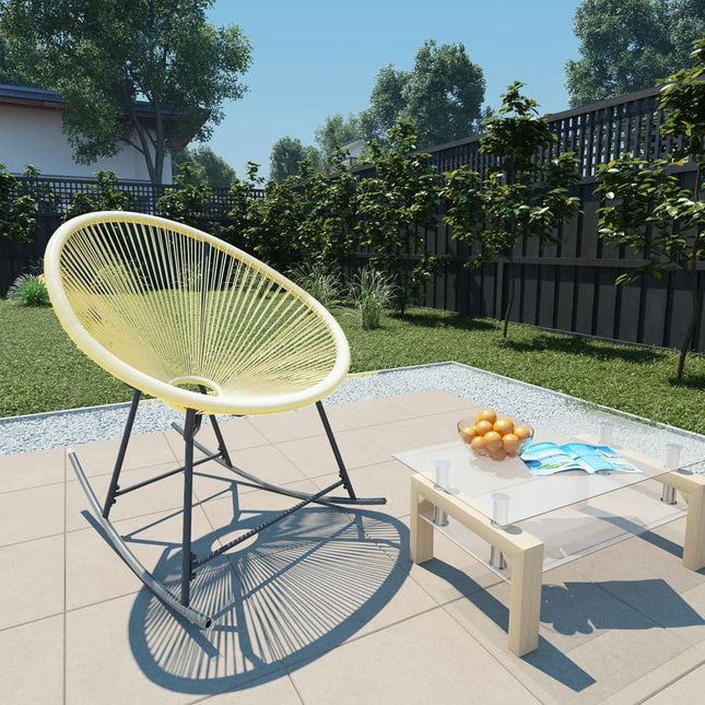 Tuinstoel Acapulco Poly Rattan Beige