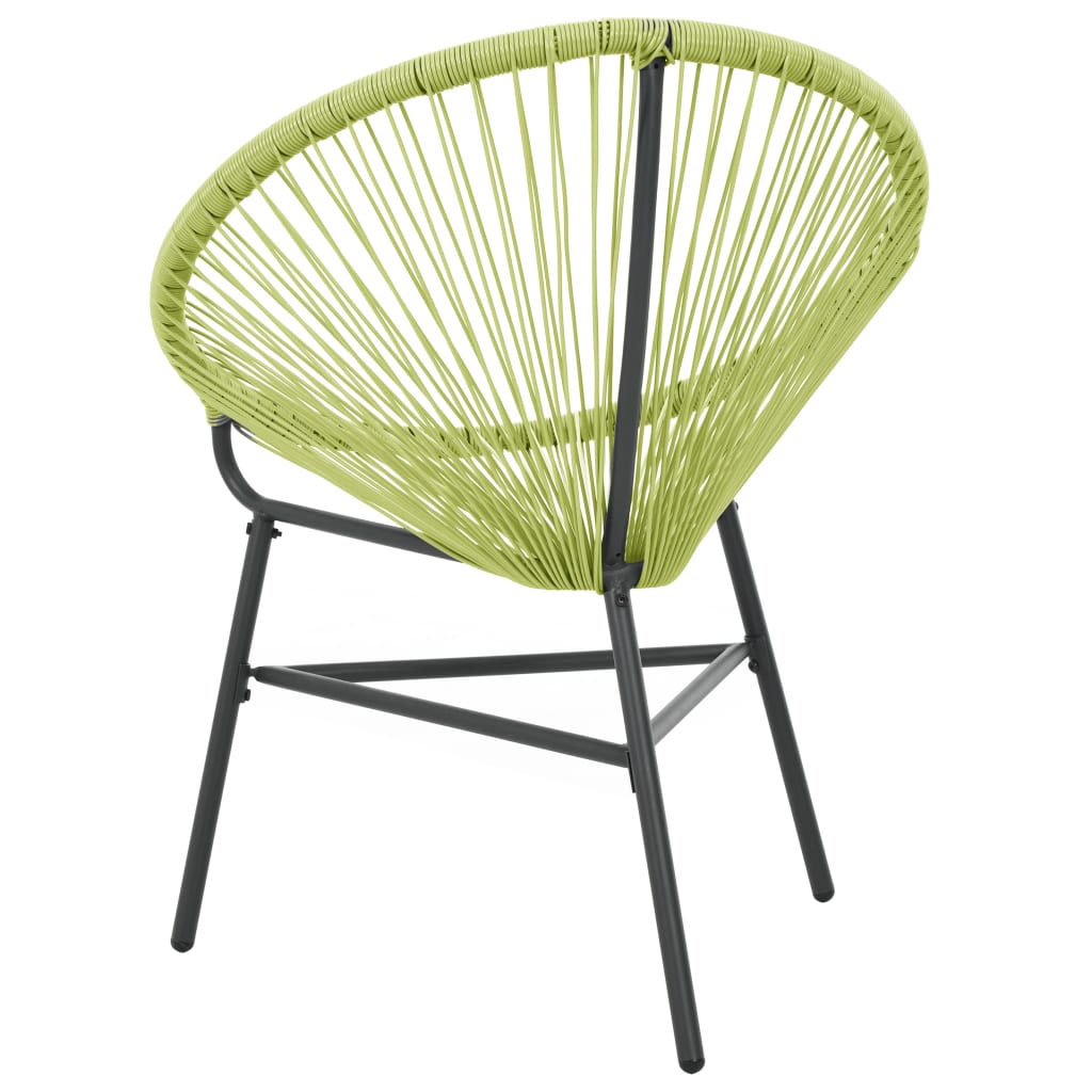 Tuinstoel Acapulco Poly Rattan Groen
